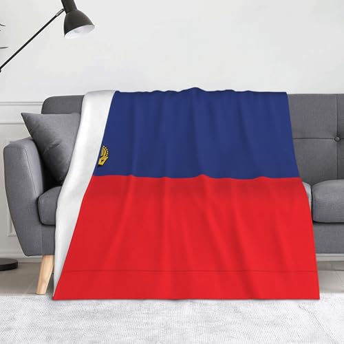 Ninainaid Bedruckte Decke mit Liechtenstein-Flagge, weich und leicht, plüschig und flauschig, luxuriös und bequem, Herbstdecke, Heimdekorationsgeschenk. Ninainaid Bedruckte Decke mit Liechtenstein-Flagge, weich und leicht, plüschig und flauschig, luxuriös und bequem, Herbstdecke, Heimdekorationsgeschenk. von Ninainaid