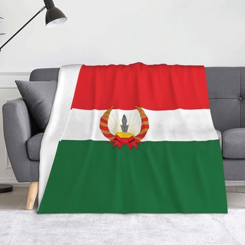 Ninainaid Bedruckte Decke mit Mahabad-Flagge, weich und leicht, plüschig und flauschig, luxuriös und bequem, Herbstdecke, Heimdekorationsgeschenk. von Ninainaid