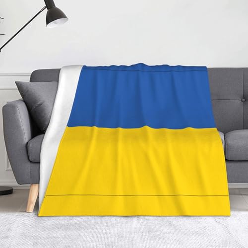 Ninainaid Bedruckte Decke mit Ukraine-Flagge, weich und leicht, plüschig und flauschig, luxuriös und bequem, Herbstdecke, Heimdekorationsgeschenk. Ninainaid Bedruckte Decke mit Ukraine-Flagge, weich und leicht, plüschig und flauschig, luxuriös und bequem, Herbstdecke, Heimdekorationsgeschenk. von Ninainaid