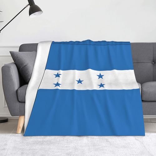 Ninainaid Bedruckte Decke mit der Flagge von Honduras, weich und leicht, plüschig und flauschig, luxuriös und bequem, Herbstdecke, Heimdekorationsgeschenk. von Ninainaid