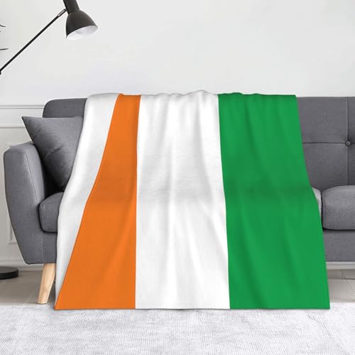 Ninainaid Decke mit Flagge der Elfenbeinküste, weich und leicht, plüschig und flauschig, luxuriös und bequem, Herbstdecke, Heimdekorationsgeschenk. Ninainaid Decke mit Flagge der Elfenbeinküste, weich und leicht, plüschig und flauschig, luxuriös und bequem, Herbstdecke, Heimdekorationsgeschenk. von Ninainaid