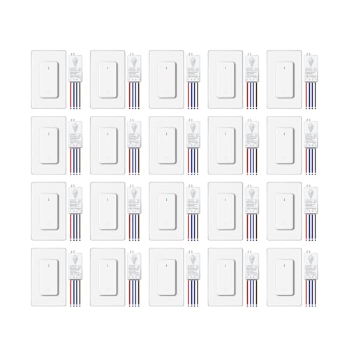 Funkschalter Set,NineLeaf 10PK Funk Lichtschalter,400m Reichweite,IP66 wasserdicht,ohne Stromverdrahtung, Einfache Installation,für Innen- und Außenbereich,Lampen,Deckenleuchten von NineLeaf