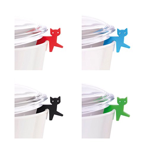 Topfdeckelhalter Katzen aus Silikon 4er-Set I Zubehör für Kochtopf, Pfannen-Deckel und Kochgeschirr I Kleine, Lustige, Bunte Küchenhelfer I Topfwächter Katze I Farbe Rot, Blau, Schwarz, Grün Topfdeckelhalter Katzen aus Silikon 4er-Set I Zubehör für Kochtopf, Pfannen-Deckel und Kochgeschirr I Kleine, Lustige, Bunte Küchenhelfer I Topfwächter Katze I Farbe Rot, Blau, Schwarz, Grün von Ninelives
