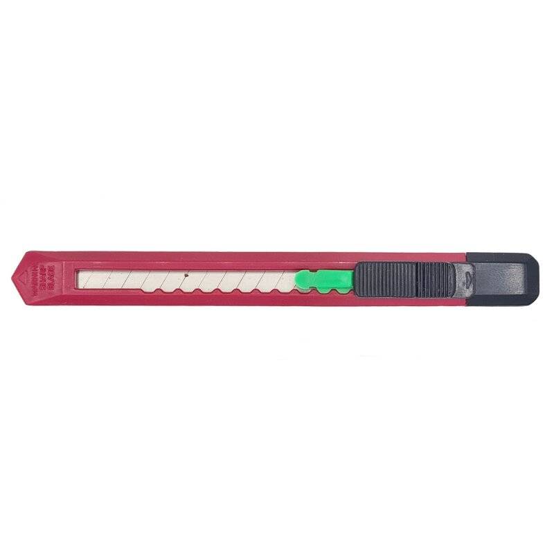 Mini Cuttermesser Kartonmesser Kunststoff mit 9mm Abbrechklinge - 600er-Pack von Nineka Handels GmbH