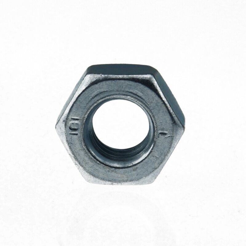 Sechskantmutter ISO 4032 (ISO-Typ 1) Güte 10 Stahl galvanisch verzinkt M 6 - 1000 Stück von Nineka Handels GmbH