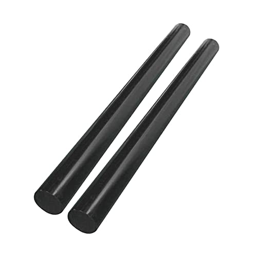 2 Stk. ABS-Rundstab schwarz, Durchmesser 8 mm - 25 mm, Länge 500 mm, für Modellbau/Heimwerkermaterial, Durchmesser,20 mm von Ningvong