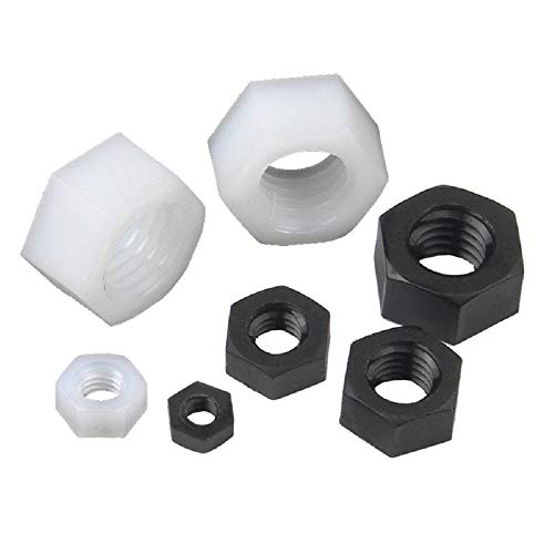 Sechskantmutter aus Nylon, Kunststoffmutter, Schraubkappe aus Kunststoffnylon M2 / M2.5 / M3M4M5M6M8M10M12-M2 * 20 Stück * weiß Sechskantmutter aus Nylon, Kunststoffmutter, Schraubkappe aus Kunststoffnylon M2 / M2.5 / M3M4M5M6M8M10M12-M2 * 20 Stück * weiß von Ningvong