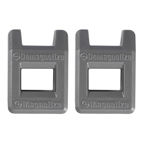 Niniang 2 x Schraubendreher Magnetizer Degaussing Degaussing Magnetic Practical Pick Up Tool Farbe: von Niniang