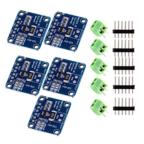 Niniang 5 Stück Series Ina219 Bidirektionaler DC Stromsensor Leistungsmesser Sensormodul DIY 3 V-5 V Iic I2C Sensormodul zur Leistungsüberwachung von Niniang