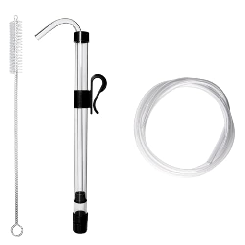 Niniang Automatisches Siphon-Set, 3/8 Zoll mit Zange, Siphonier-Set und Abfüll-Set mit 6,5 Pi-Schlauch, bestehend aus einem hochwertigen Schlauch aus lebensmittelechtem Kunststoff für Bier. von Niniang