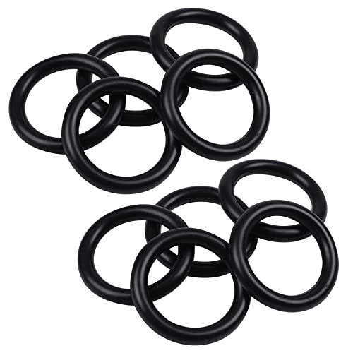 Niniang O-Ring aus Gummi, 35 mm x 5 mm, Schwarz, 10 Stück von Niniang
