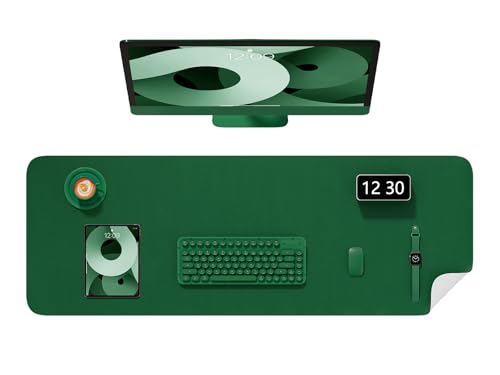 Niniubye Schreibtischunterlage, 121,9 x 43,2 cm, PU-Leder, rutschfeste Schreibtischunterlage, großes Mauspad für Desktop, wasserdichte Laptop-Computer-Schreibunterlage für Büro, Zuhause, Arbeit von Niniubye