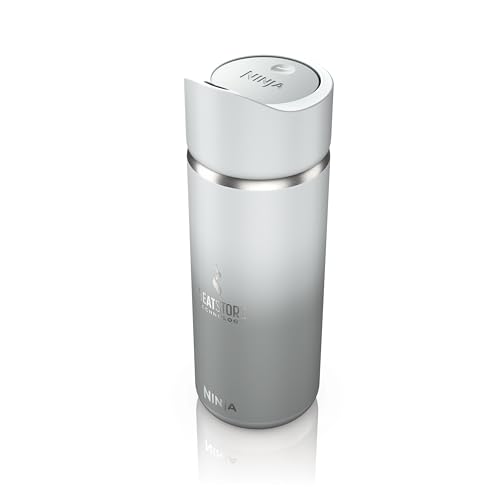 Ninja 400 ml Sip Perfect Trinkflasche für Heißgetränke, BPA-frei, spülmaschinenfest, Thermosflasche, Weiß, DW1603EUUKWH Ninja 400 ml Sip Perfect Trinkflasche für Heißgetränke, BPA-frei, spülmaschinenfest, Thermosflasche, Weiß, DW1603EUUKWH von Ninja