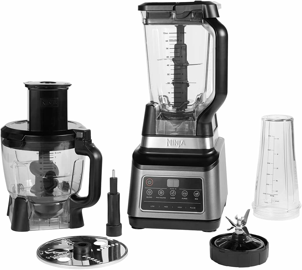 Ninja Küchenmaschine & Mixer 2.1 L Behälter 1.8 L Schüssel 700 Ml Becher 1200 W  B-Ware von Ninja