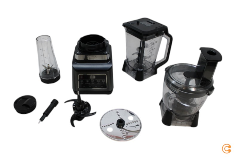Ninja Küchenmaschine & Mixer 2.1 L Behälter 1.8 L Schüssel Becher Siehe Text/Foto C-Ware von Ninja