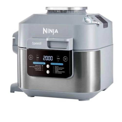 Ninja ON400DE Friteuse Eins/Eine(r) 5,7 l Stand-alone 1760 W Heißluftfriteuse Grau von Ninja