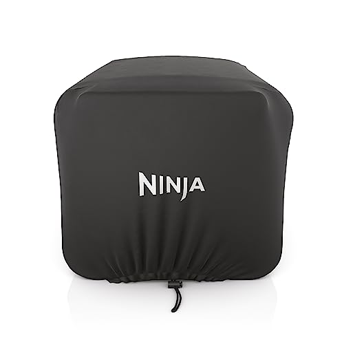 Ninja XSKOCVR Premium-Abdeckung, kompatibel mit Woodfire Outdoor-Ofen (OO100-Serie), verstellbare Kordelzüge, UV- und wasserabweisend, leicht, schwarz, 48 x 45 x 39 cm von Ninja