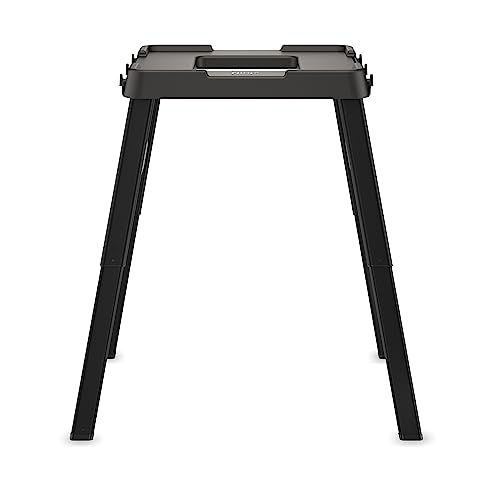 Ninja XSKUNSTAND Outdoor-Ständer, Woodfire Products, höhenverstellbar, Utensilienhalter, Beistelltisch-kompatibel, wetterbeständig, Schwarz, 66 x 86,4 x 86,4 cm von Ninja