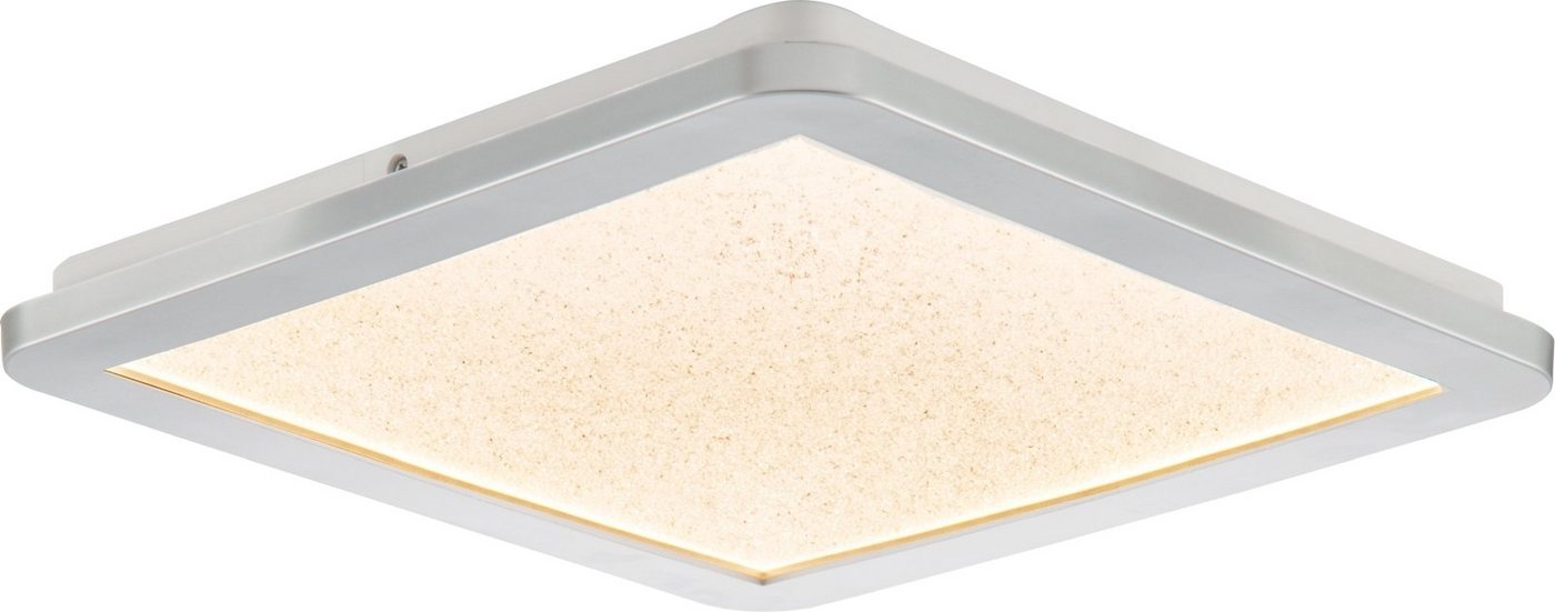 bmf-versand Deckenleuchte Nino Leuchten Deckenleuchte LED Wohnzimmer Eckig Deckenlampe Panel von bmf-versand