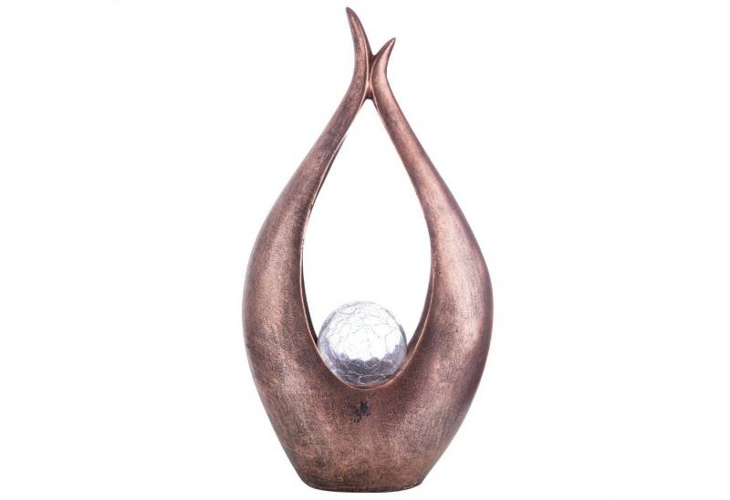 NOWA LED Solarleuchte Solarleuchte Garten 47 cm Solarlampe Außen Leuchte Solar 56020153, Gartenlampe, Warmweiß, Gartendeko beleuchtet von NOWA