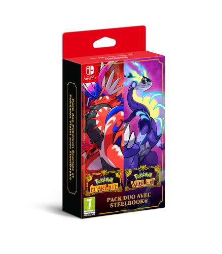 NINTENDO FRANCE SARL Pokemon Pack Duo ECARLATE/VIOLETBOITIER STEELBOOK von Nintendo