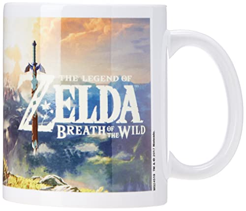 Nintendo Legend Zelda: Breath of The Wild Sunset Ceramic Mug Kaffeetassen, Keramik, Mehrfarbig, 1 Stück (1er Pack) von Pyramid International