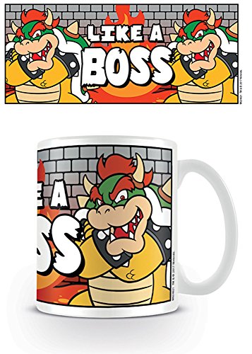 Nintendo - Super Mario - Like a Boss - Keramik Tasse - Größe Ø8,5 H9,5cm von Nintendo