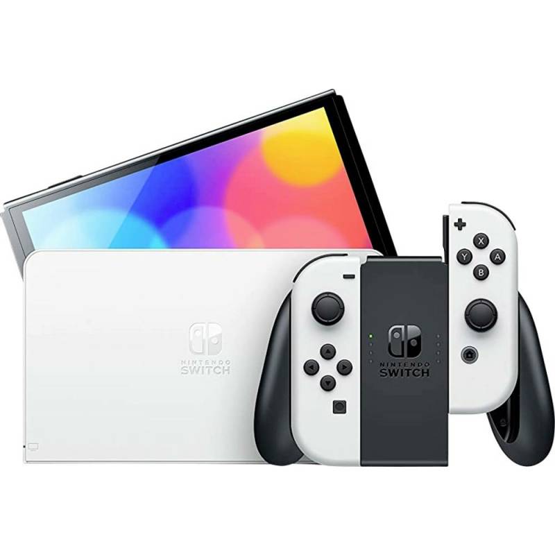 Nintendo Switch Oled Konsole 64 Gb Weiß Gaming Console Spielen Siehe Text/Foto B-Ware von Nintendo