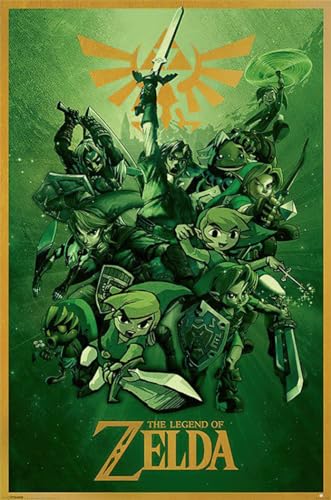 Nintendo The Legend of Zelda Poster Link (61cm x 91,5cm) von Nintendo