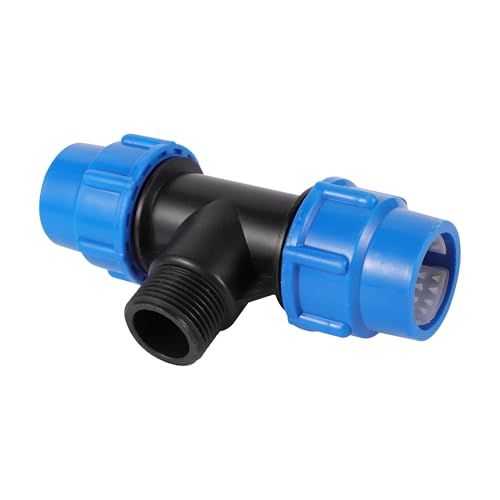 1/2 "3/4" 1 "bis 20mm 25mm 32mm PE Rohr Gesperrt T Ackerland Micro-bewässerung Sprinkler Bewässerung PE Rohr Schnelle Verbindung T(1 to 32mm) von Nintens