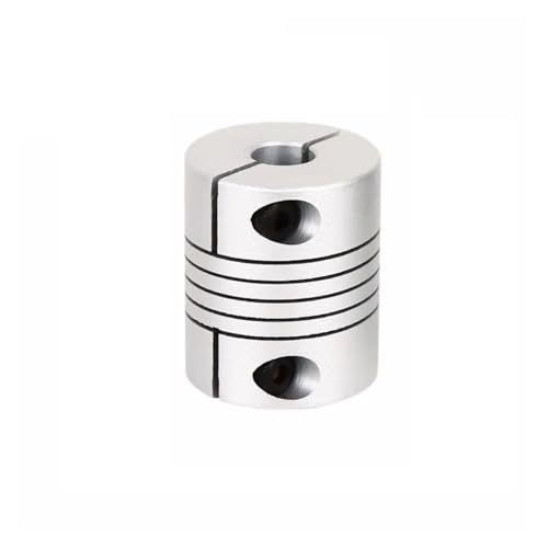 1 stück Aluminiumlegierung 3D-Druckerteile Elastische Wicklungskupplung D25L30 5/6/6,35/7/8/9/10/11/12mm Klemmoberschrauben-Encoder(8x10) von Nintens