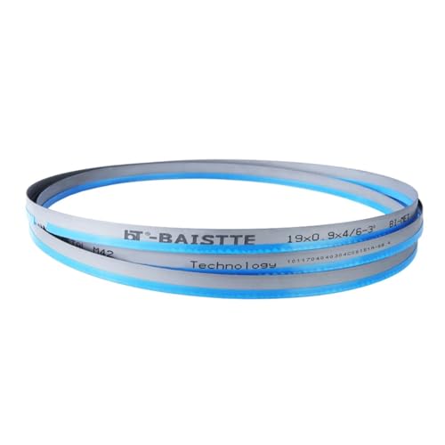 1 stück Bandsägeblatt Länge 1500-5000mm X 19mm 0,9mm Oder .75 "x 0.035" Bi-metall Bandsägeblätter for Metall Schneiden(4 and 6 tpi,3600) von Nintens