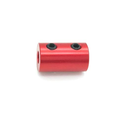 1 stück D14 * L25 Stahl Top Draht Aluminium Legierung Kupplung Mit Schwarz/rot Blende 3X6 10x10 for 3D Drucker Schraube Teile Schrittmotor(Red 5X8) von Nintens