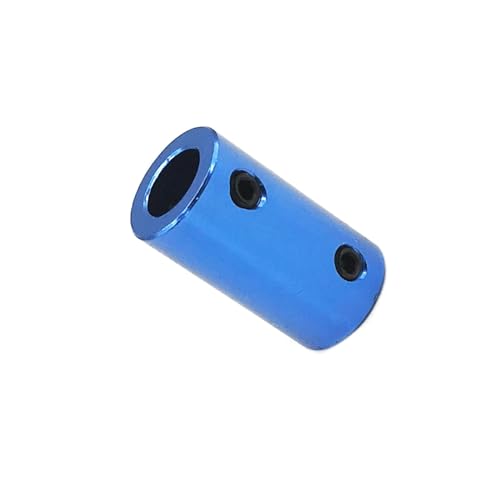 1 stück D14L25 Blau Zylindrischen Hard Top Draht Aluminium Legierung Kupplung Blende 3/4/5/6/6.35/7/8mm 3D Drucker Teile Schraube Schrittmotor(4mm to 6mm) von Nintens