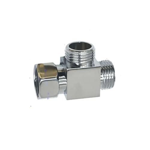 1 stück Messing 1/2 "Männlich Weiblich Gewinde T-stück T Typ Sanitär 3 Weg Wasser Splitter Rohr Fitting Koppler adapter(G) von Nintens