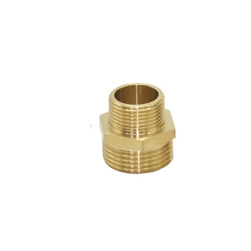 1 stück Messing Innengewinde 1/2 3/4 1 Zoll Außengewinde Anschluss Kupfer Wasserrohr Reduzierung Anschluss for Home Wasser Rohr Reparatur Adapter 1 Stücke(Red) von Nintens