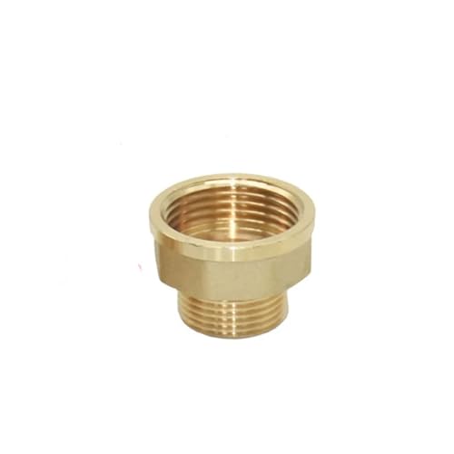 1 stück Messing Innengewinde 1/2 3/4 1 Zoll Außengewinde Anschluss Kupfer Wasserrohr Reduzierung Anschluss for Home Wasser Rohr Reparatur Adapter 1 Stücke(WHITE) von Nintens