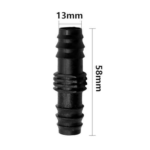 10 Stücke Φ16/20/25 Rohr Stacheldraht Gerade Armaturen Micro Drip Bewässerung 1/2'' 5/8 "3/4" Schlauch Schlauch Reparatur Stecker Garten Bewässerung(For 16mm pipe) von Nintens