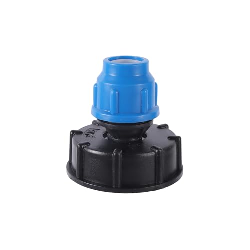 1pc IBC Wassertank Reduzierung Adapter 20/25/32mm Kunststoff PE Rohr Gerade Stecker Gewächshaus Landwirtschaft bewässerung Kupplung Fitting(20mm) von Nintens