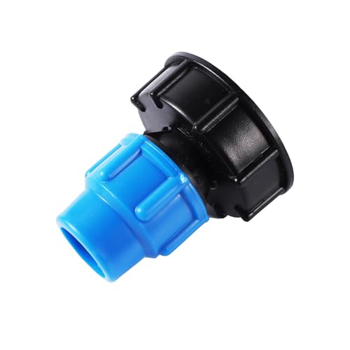 1pc IBC Wassertank Reduzierung Adapter 20/25/32mm Kunststoff PE Rohr Gerade Stecker Gewächshaus Landwirtschaft bewässerung Kupplung Fitting(32mm) von Nintens