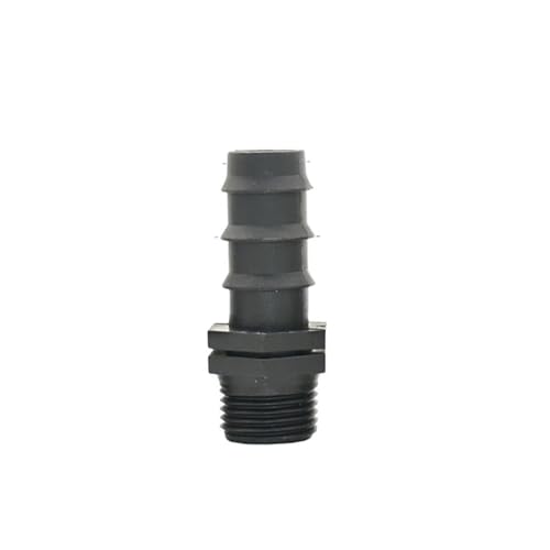 2 stücke 1/2 3/4 Weiblich Außengewinde Auf 1/2 3/4 1 Zoll Gartenschlauch Barb Anschluss 16mm 20mm 25mm Kunststoff Schlauch Fitting(Silver) von Nintens