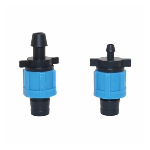 20 Stück Tropfband 5/8 Zoll Schloss Entnahme Tropfbewässerungsrohr Armaturen Kontermutter Fitting for Bewässerungswasserschlauchanschluss(10mm) von Nintens