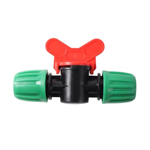 20 Stücke Gerades Winkelstück 16mm PE-Rohr Gesperrt Anschlussventil Garten Landwirtschaft Automatische Bewässerung Mikro-Bewässerungssystem Gelenk(DN16 Locked Valve) von Nintens