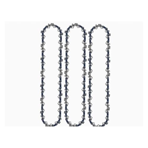 4/6/8/10/12/14/16/18/20 Zoll Kettensägen-Kettenblatt 1/4 3/8 325 Teilung 043 050 058 Gauge Elektrische Ladesäge Benzin-Kettensäge(3PCS Chain,4 inch 043 28 DL) von Nintens
