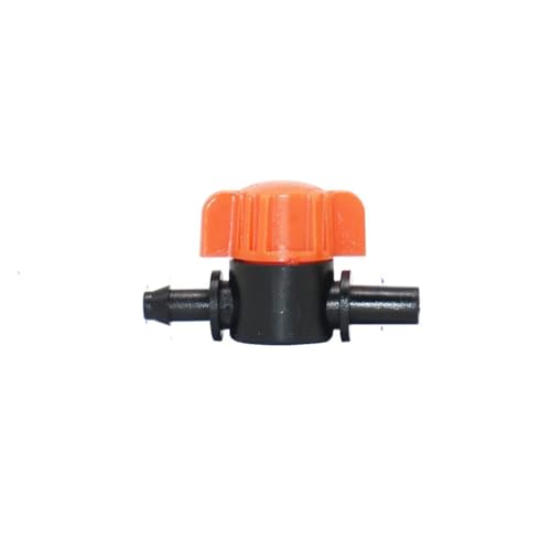 5 stücke 4/7mm Schlauch Mini Ventil 1/4 "Bis 4mm 6mm Garten Tippen Garten Tropf bewässerung Koppler Rohr Anschlüsse Wasser Ventil(1I4 to 6mm) von Nintens