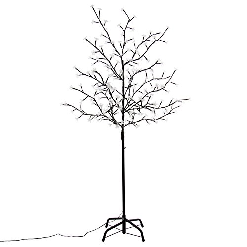 200 LED Baum mit Blüten Blütenbaum Lichterbaum weiß 150 cm hoch Timer Trafo IP44 Weihnachtsbeleuchtung Weihnachtsdeko Lichterdeko Xmas von Nipach GmbH