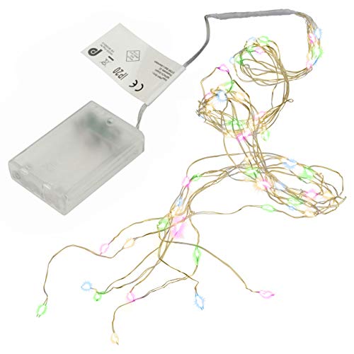 Nipach GmbH 2er Set Lichterregen – 2 x 64 LED bunt 8 silberne Drähte mit je 8 LED Batterie Timer Lichterkette Weihnachtsdeko Partydeko Lichterbündel Xmas Nipach GmbH 2er Set Lichterregen – 2 x 64 LED bunt 8 silberne Drähte mit je 8 LED Batterie Timer Lichterkette Weihnachtsdeko Partydeko Lichterbündel Xmas von Nipach GmbH