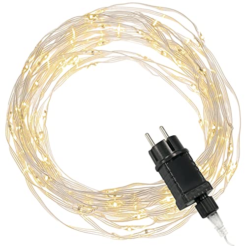 Nipach GmbH 100 LED Flach-Lichterkette warm-weiß für Außen IP44 Trafo 6h-Timer transparentes Kabel Weihnachtsdekoration Party Xmas-Deko Licht-Deko Nipach GmbH 100 LED Flach-Lichterkette warm-weiß für Außen IP44 Trafo 6h-Timer transparentes Kabel Weihnachtsdekoration Party Xmas-Deko Licht-Deko von Nipach GmbH