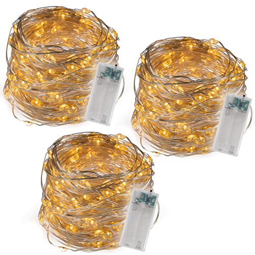 Nipach GmbH 3er Set Lichterkette Silberdraht 40 LED warmweiß Batterie Timer Weihnachten Weihnachtsdekoration Weihnachtsbaumkette Partydeko Leucht-Deko Nipach GmbH 3er Set Lichterkette Silberdraht 40 LED warmweiß Batterie Timer Weihnachten Weihnachtsdekoration Weihnachtsbaumkette Partydeko Leucht-Deko von Nipach GmbH