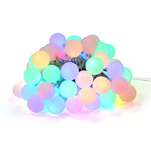 Nipach GmbH LED Partylichterkette Partybeleuchtung Lichterkette Weihnachten Hochzeit Kindergeburtstag 50 Leuchtkugeln mit Trafo innen & außen bunt Nipach GmbH LED Partylichterkette Partybeleuchtung Lichterkette Weihnachten Hochzeit Kindergeburtstag 50 Leuchtkugeln mit Trafo innen & außen bunt von Nipach GmbH
